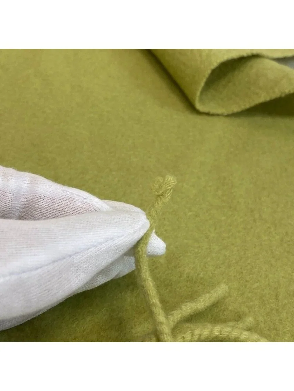 Hermes Cashmere Scarf Green